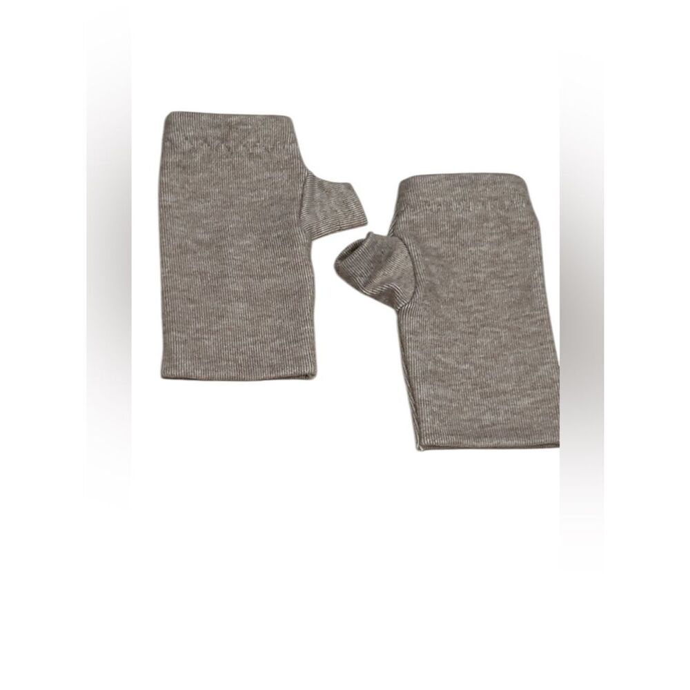 Fingerless Gloves two Layer Ultra Soft Jersey tan Fingerless Gloves
